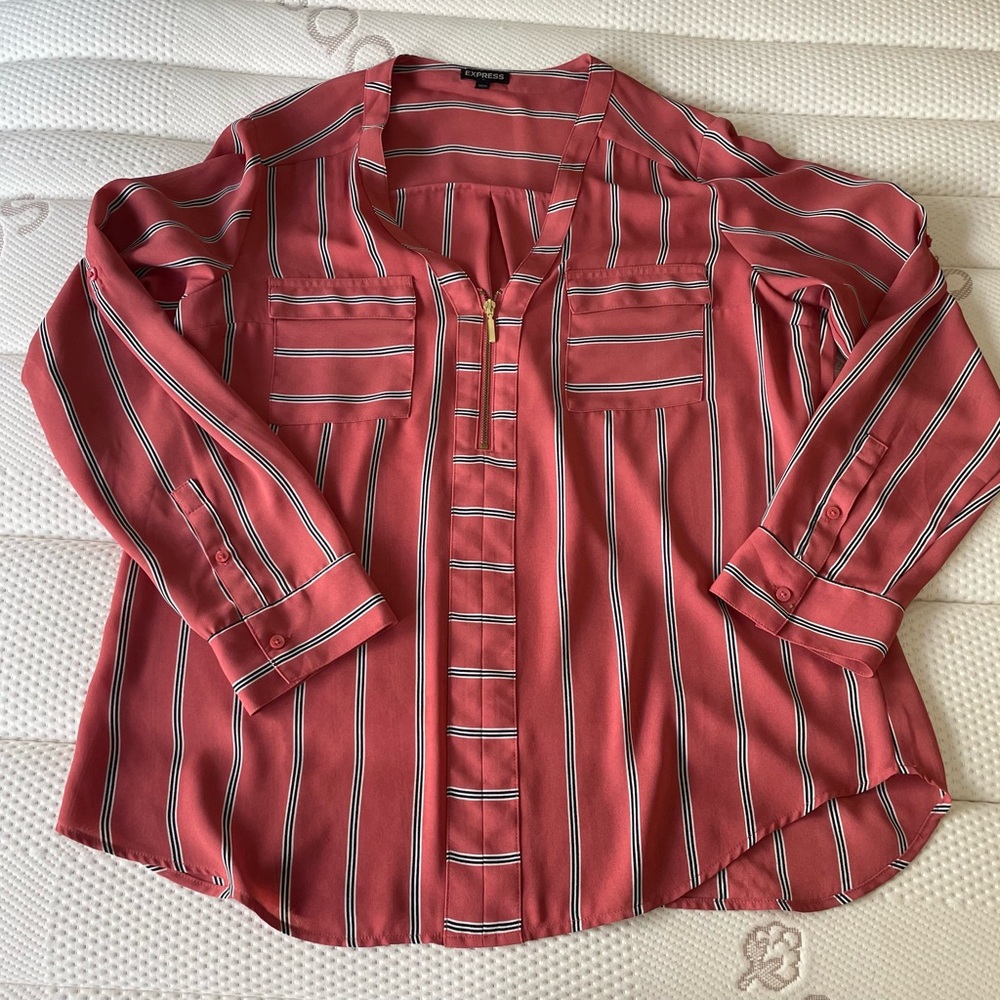 Women’s Pink Striped Shirt